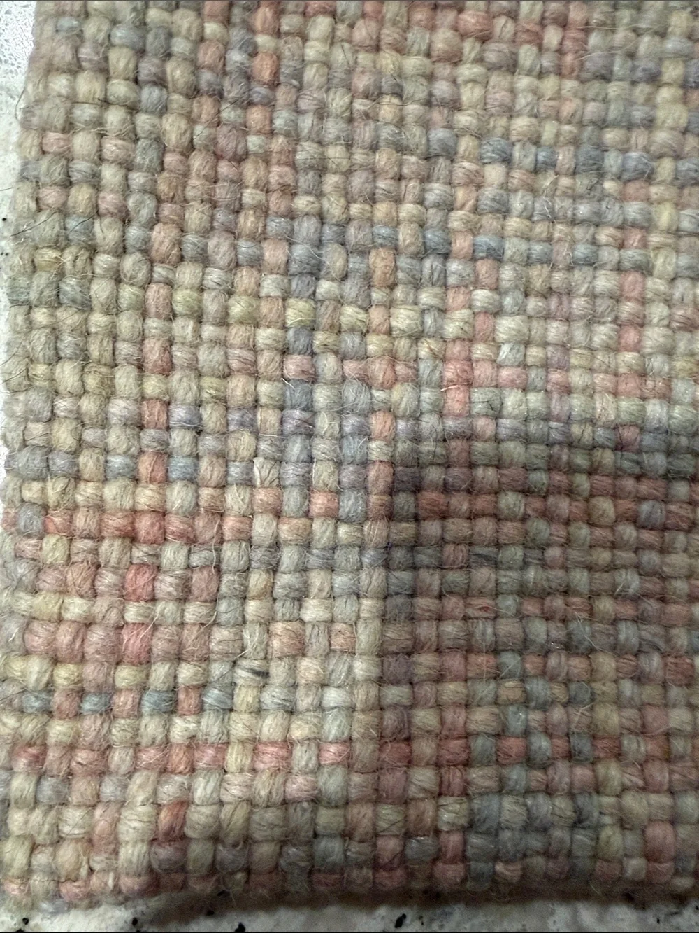 Pottery Barn Pastel Multicolor Woven pillow cover